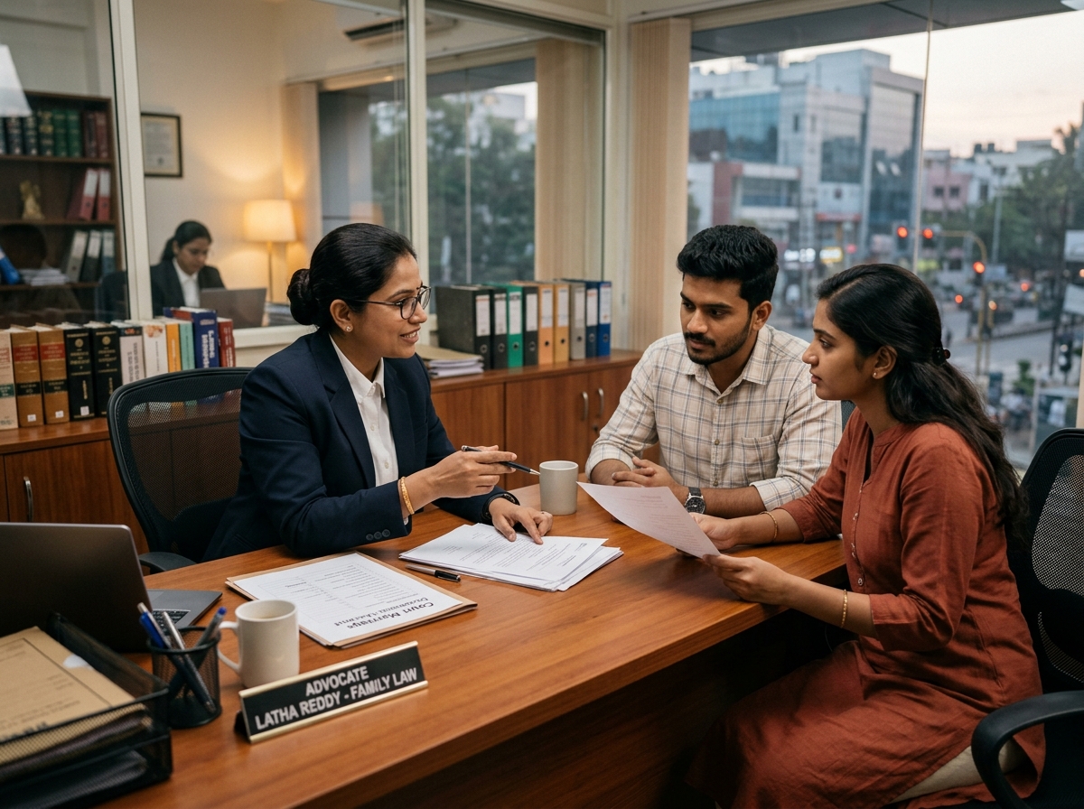 Advocate consultation session at Athgaon chamber